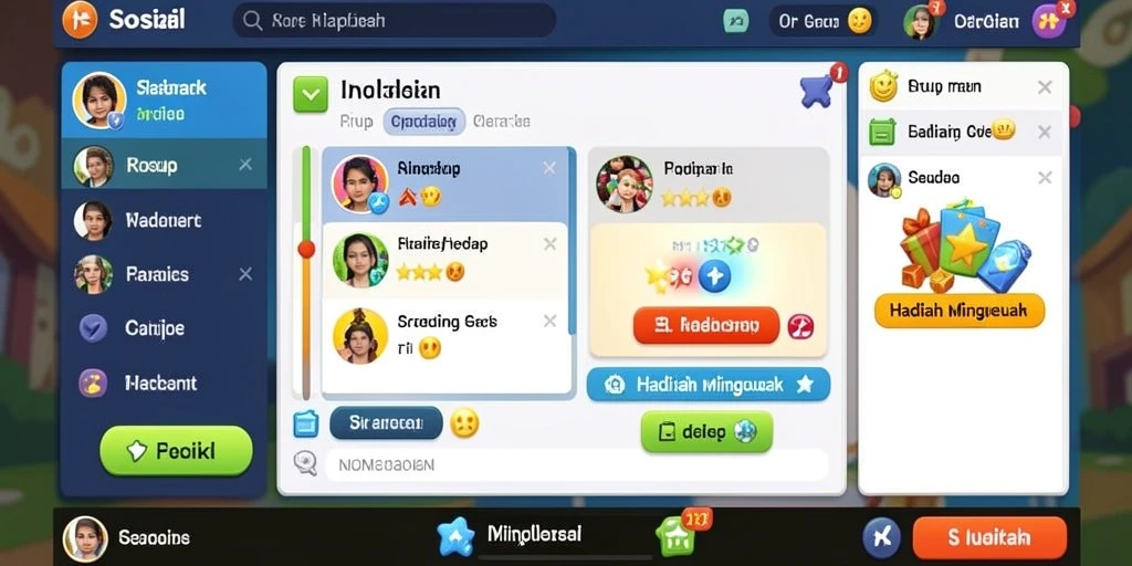 Sistem poin yang kompetitif dan seru.