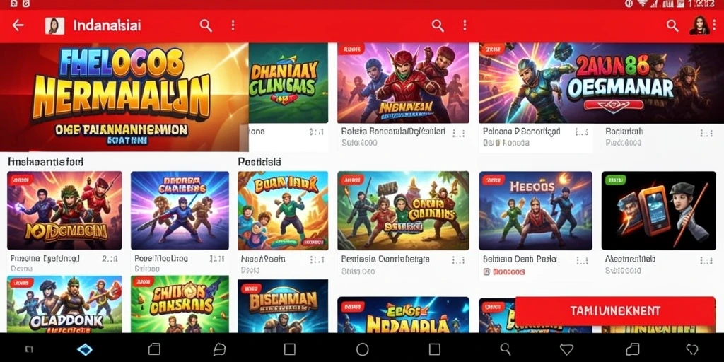 Screenshot dari turnamen yang sedang berlangsung.